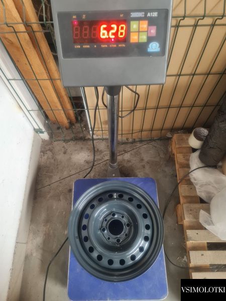 Диск колісний AL-KO 5Jx13'' металевий ET30 98x4 750 кг (13X5J-4X98-CB60.5-ET30) 13X5J-4X98-CB60.5-ET30 фото