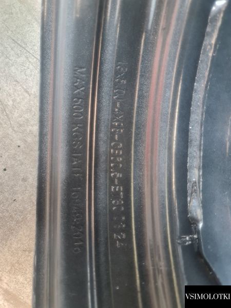 Диск колісний AL-KO 5Jx13'' металевий ET30 98x4 750 кг (13X5J-4X98-CB60.5-ET30) 13X5J-4X98-CB60.5-ET30 фото