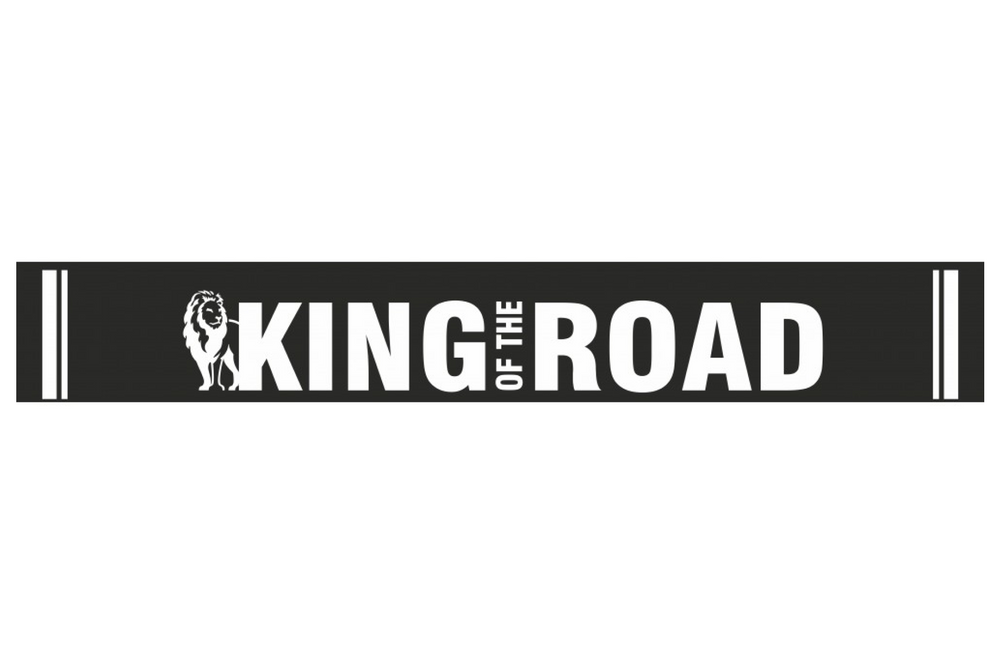 Задний брызговик King of the road 350x2400 мм с объемной надписью, Турция (1105835053) 1105835053 фото
