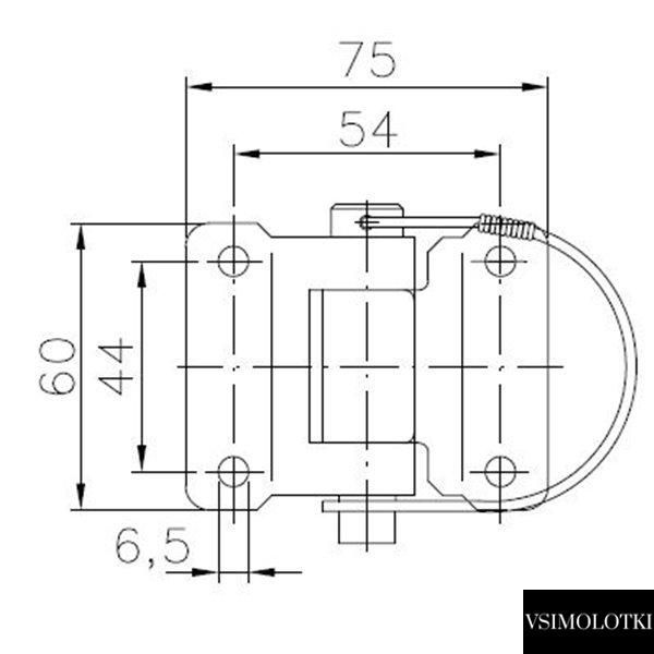 Петля борта причепа Winterhoff BSCH 30-5 довжина 75 мм (1860145) 1860145 фото