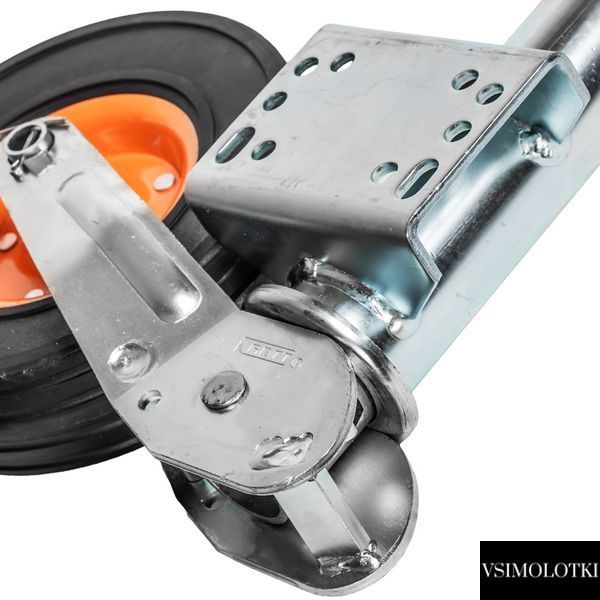 Опорное колесо прицепа KARTT d60 мм автоматическое длина 782 мм 400 кг (KJW6005) KJW6005 фото