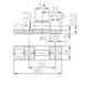 Петля борта прицепа Winterhoff BSCH 40-1 длина 90 мм (1860149) 1860149 фото 2