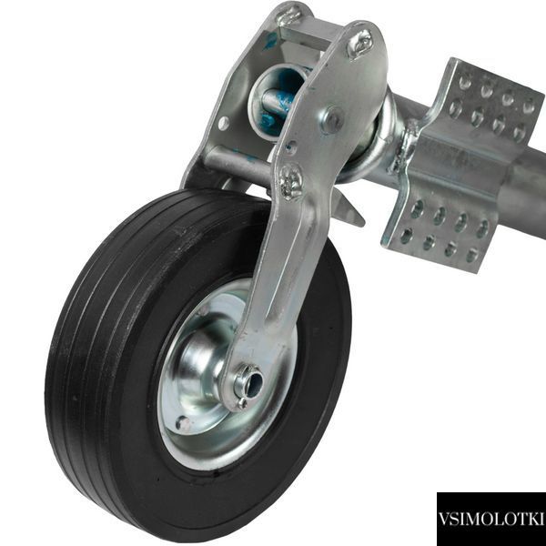 Опорне колесо причепа Knott-Autoflex d60 мм автоматичне довжина 640 мм сталевий диск 250 кг (JD.00.54.010) JD.00.54.010 фото