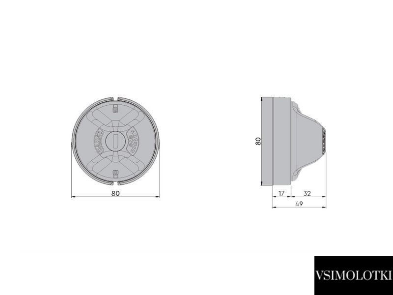 Замок для легковых фургонов Daken Saturn Evo (Нерж, Италия) (1305384200) 1305384200 фото