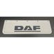 Брызговик белый Daf рельефная надпись черные буквы перед (650х220) (Резина, Турция) 10047ч 1905198901Ч фото