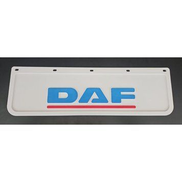 Бризговик білий Daf рельєфний напис сині літери перед (650х220) (Гума, Туреччина) 10047с 1905198901с фото