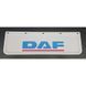 Брызговик белый Daf рельефная надпись синие буквы перед (650х220) (Резина, Турция) 10047с 1905198901с фото