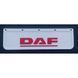 Брызговик белый Daf рельефная надпись перед (650х220) (Резина, Турция) 10047 1905198901 фото