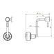 Рукоятка для опоры NB Parts короткая, 105мм 11002728 11002728 фото 3