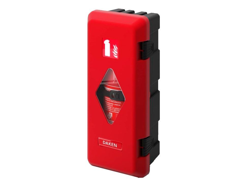 Ящик для огнетушителя Daken Strike 310x675x250 мм 6/9 кг (1004169010) 1004169010 фото