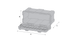Ящик інструментальний Daken Blackit 550х250х295 мм об'єм&nbsp;23&nbsp;л (1001182201) 1001182201 фото 3