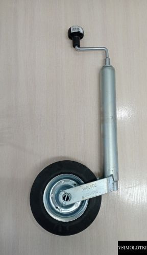 Опорное колесо прицепа Winterhoff d48 мм длина 505 мм стальной диск 150 кг (1860905EW) 1860905EW фото
