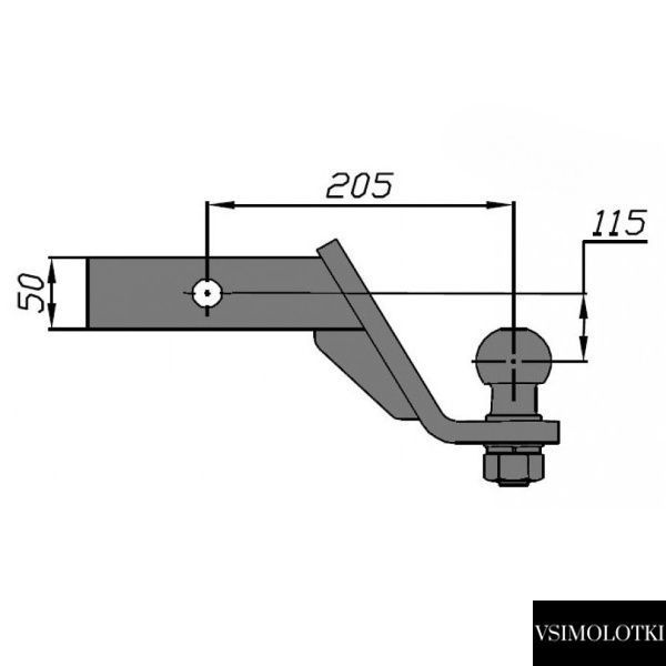 Вставка фаркопа Auto-Hak AH-2 AH-2 фото
