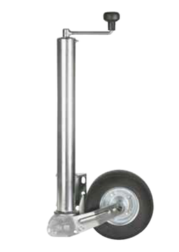 Опорное колесо прицепа Winterhoff d60 мм длина 670 мм стальной диск 400 кг (1860675) 1860675 фото