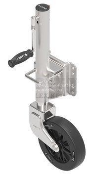 Гвинтове опорне колесо Knott d51 мм з хомутом 150 кг (6D7983.001) 6D7983001 фото