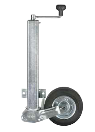 Опорное колесо прицепа Winterhoff d60 мм длина 560 мм стальной диск 250 кг (1860667) 1860667 фото