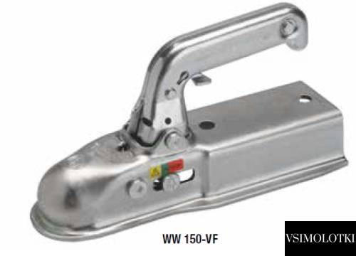 Зчіпний пристрій Winterhoff WW150-VF дишло квадрат 60 мм 1500 кг (1860763) 1860763 фото